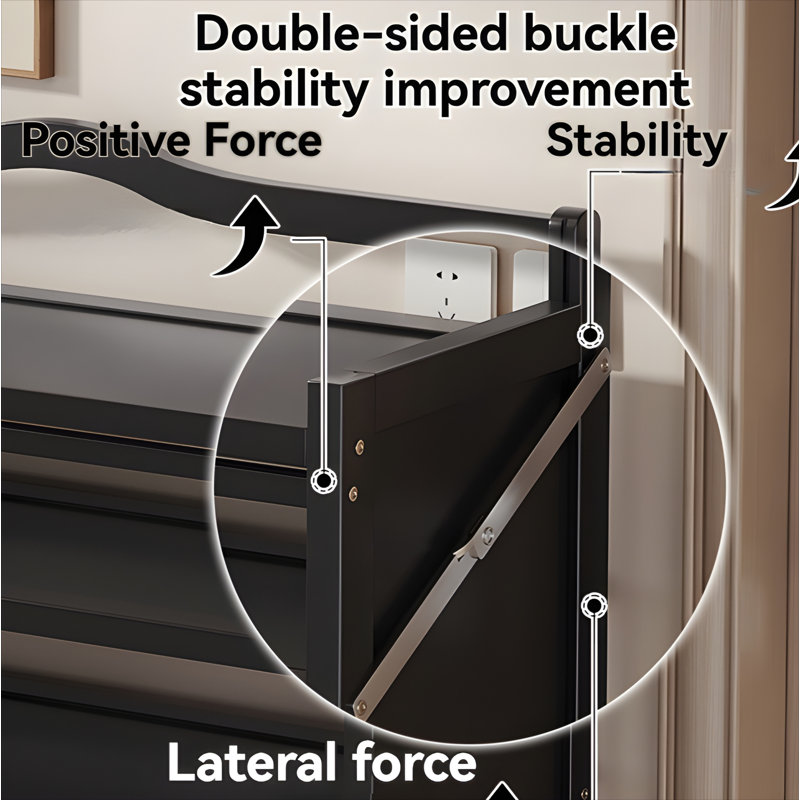 Foldable Shoe Rack For Home - Multi-Layer Bamboo Shoe Shelf With Dustproof Design, Easy Assembly For Entryway, Hallway, And Rental Apartments