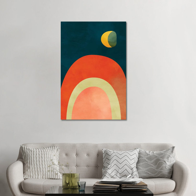 «Mid Century Modern III» par Ana Rut Bré - impression d'art graphique, Aucun mat, Toile tendue, H 12 po x l 8 po x P 0,75 po