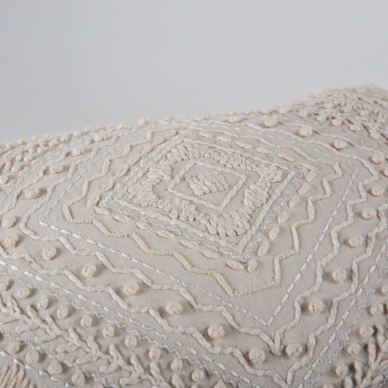 Coussin 100% coton, Naturel