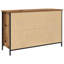 TV Cabinet 101X35x65 Cm Engineered Wood And Steel-309481720