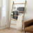 Très grand porte-serviettes en bois rustique 6 pi-1711855064