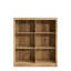 Bibliothèque de 53 po de hauteur avec bibliothèque en bois et 6 cubes-123844440