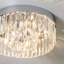 Shadow Glass Flush Mount