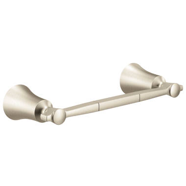 Moen Flara 9-Inch Towel Bar - Brushed Nickel Bathroom Accessory