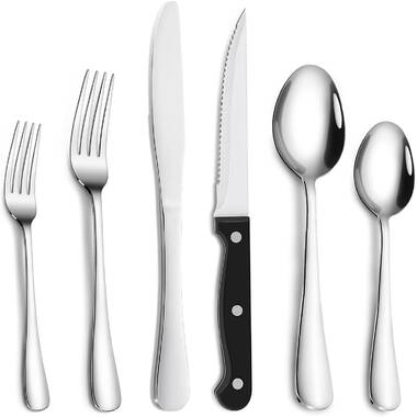 Ebern Designs Villo Stainless Steel Flatware Set - Service for 6