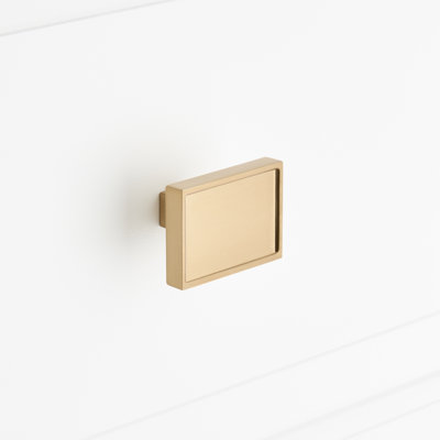 Bouton de meuble rectangulaire Matilde de 1-5/8 po