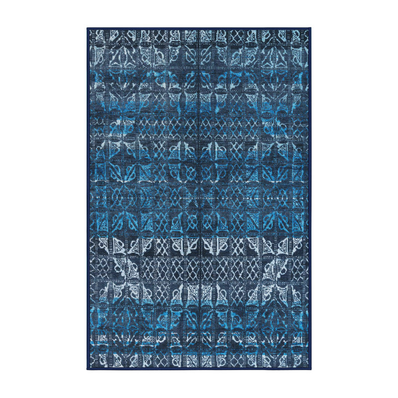 Tapis abstrait moderne 4505, Tapis de couloir 2 pi x 5 pi
