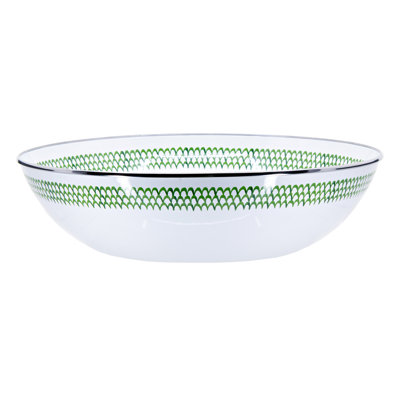 Green Scallop Catering Bowl