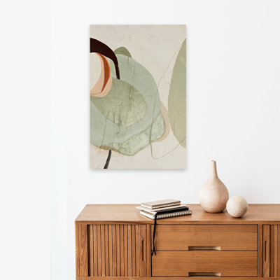 Moon Moon - Art abstrait brun et abstrait