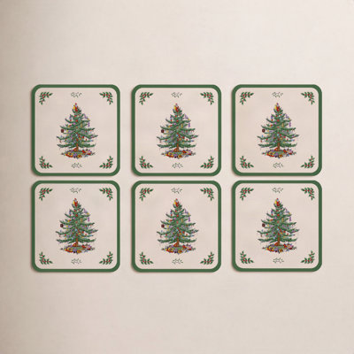 Pimpernel Christmas Tree Coasters
