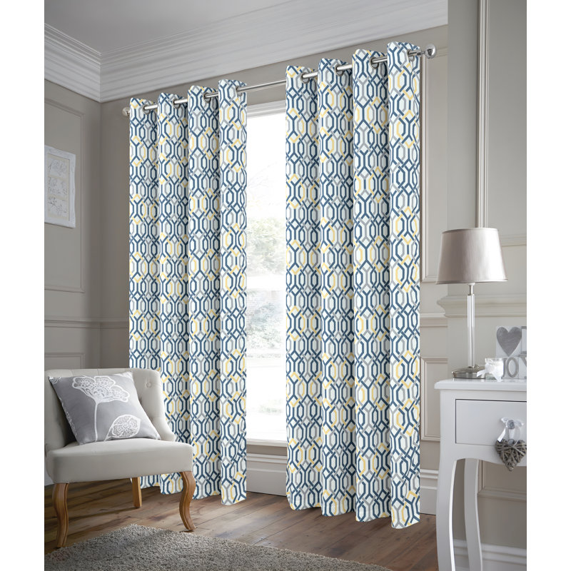 Rideau obscurcissant Nitsa, Jaune, L 54 po x L 84 po