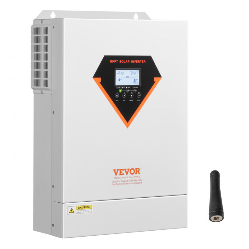 Chargeur hybride onduleur solaire 6000W 220 / 230V avec contrôleur MPPT intégré 120A, 6000