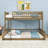 Wood Bunk Bed With Ladder And Slats-114271813-114271814