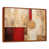 Toile avec cadre flottant brun