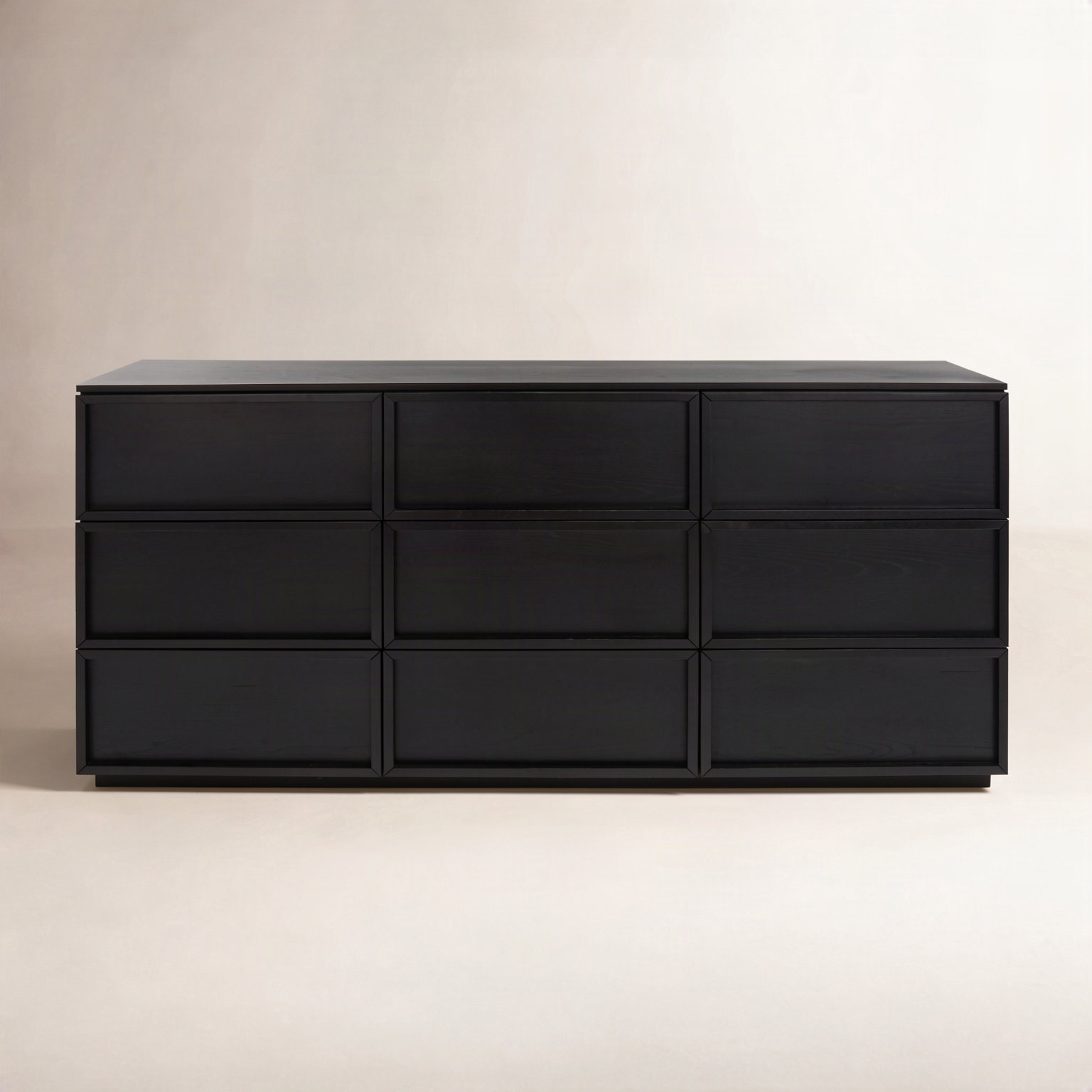 Hudson 72" Acacia Dresser, Black