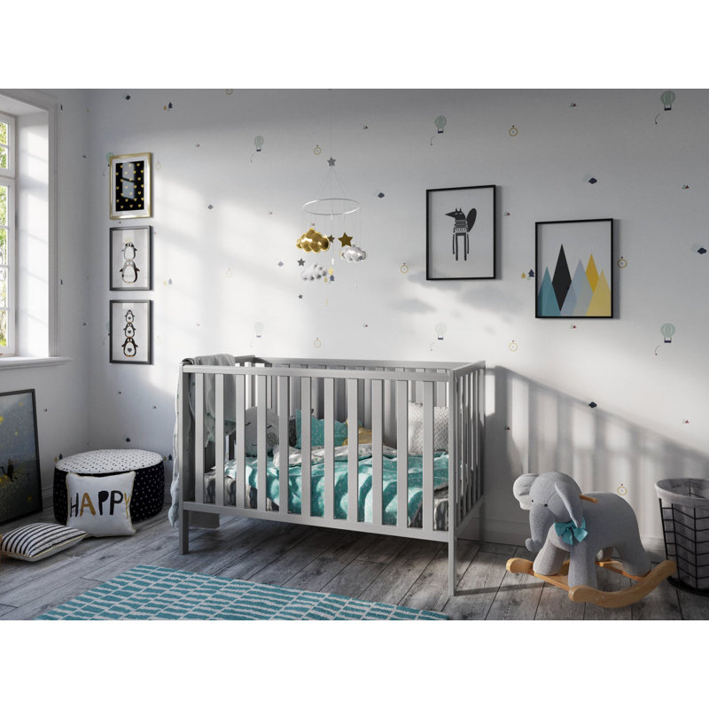 Krumm Cot Bed, Grey