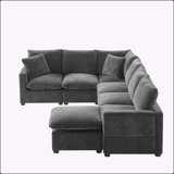 110*86" Modern U Shape Modular Sofas