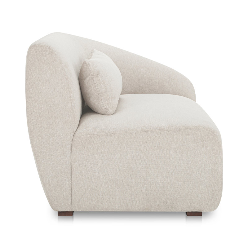 AMELIA RIGHT ARM FACING CHAIR WARM WHITE, Warm White