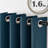 Grommet Room Darkening Linen Textured Curtain-607110990-607110992