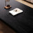 Black Solid Wood Rectangular Coffee Table-576501592