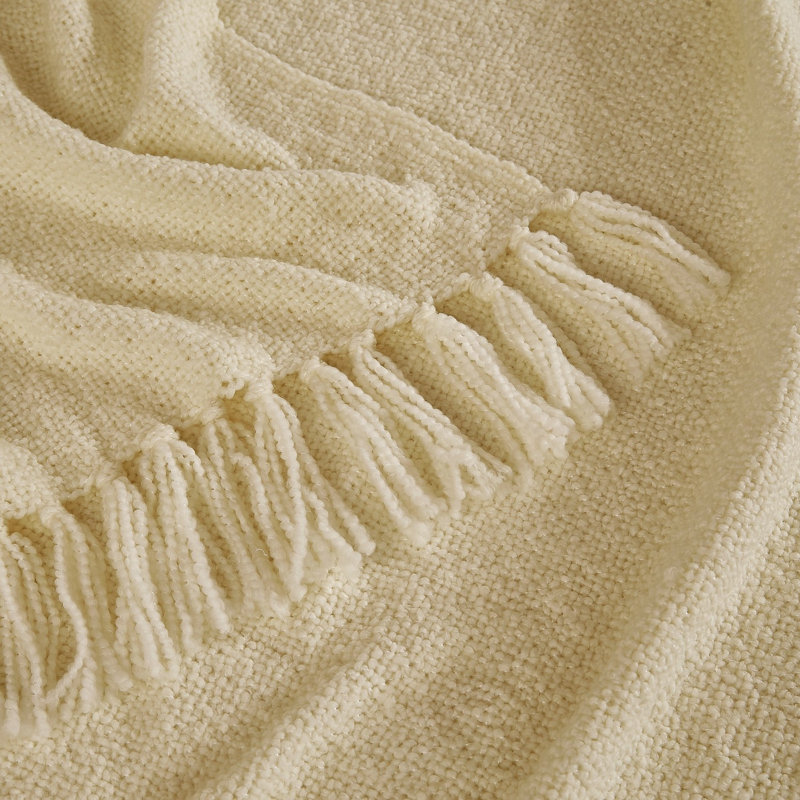 Jeté Brooklyn Loom Chunky Boucle 50 x 70, Tanné