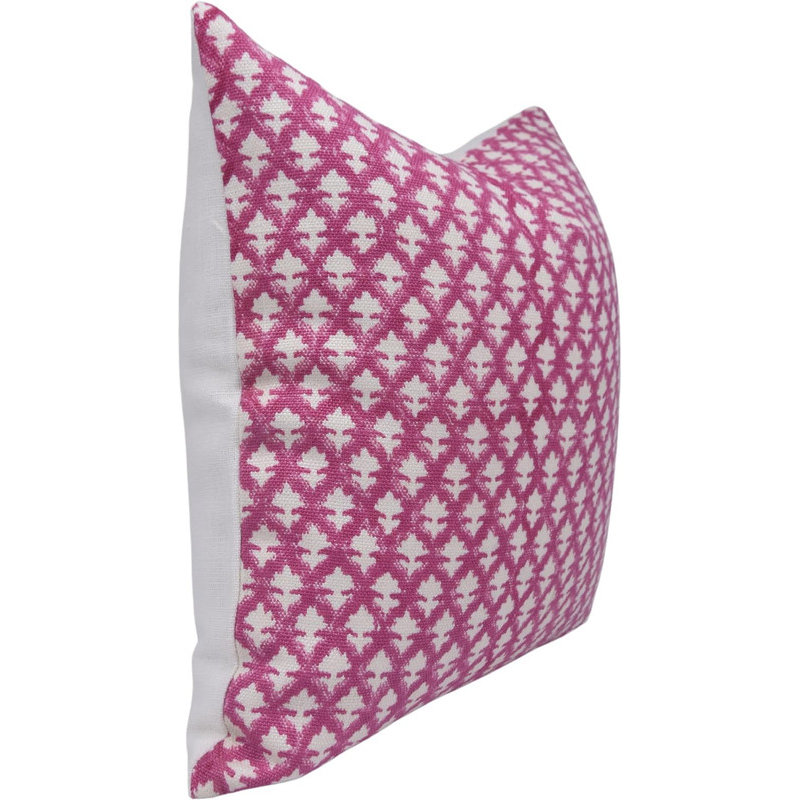 Linen Pillow Cover, 14" x 20", Rectangular, Pink