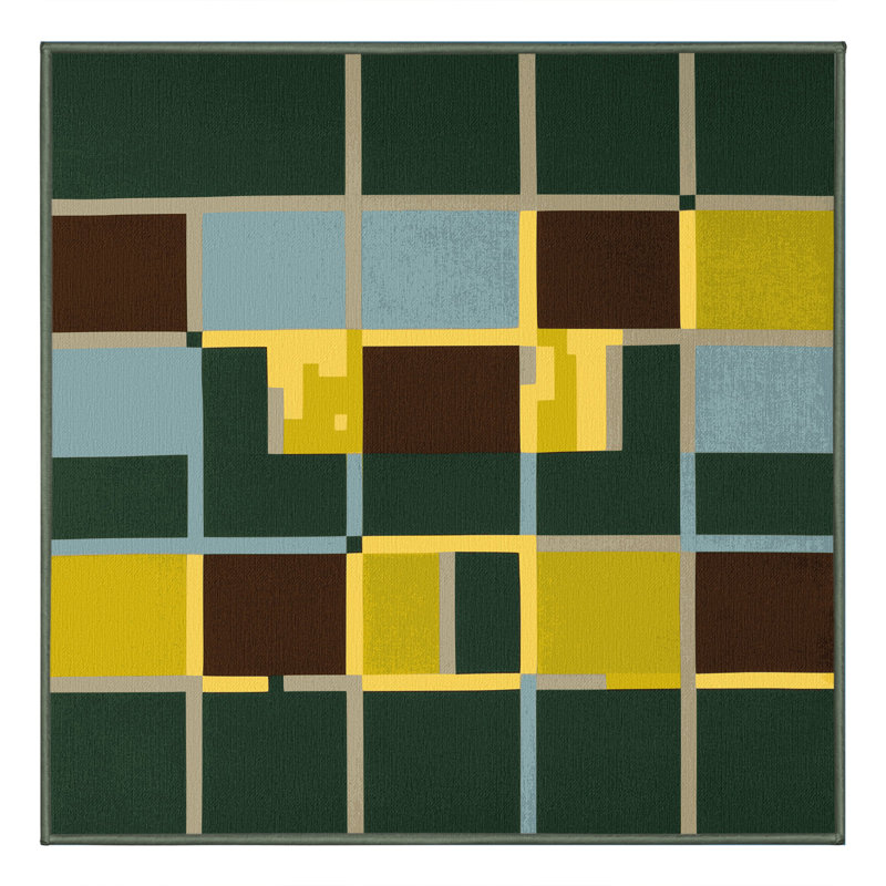 Tapis de croissance Gridded, Carré 8 pi