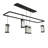 Ameliah 5 - Light Dimmable Kitchen Island Cylinder Chandelier