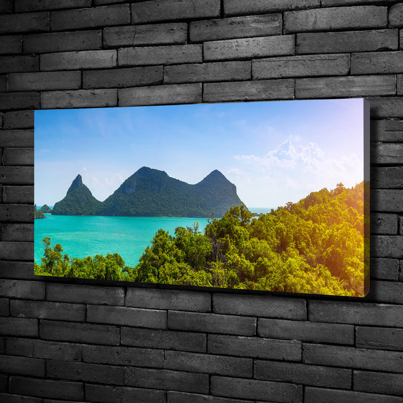 Panorama Of Thailand - Wrapped Canvas Print, 50cm H x 100cm W, Wrapped Canvas