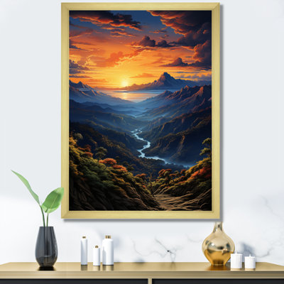 Dominicain, coucher de soleil I - reproduction