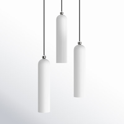 Halle 3 Light Metal Dimmable Pendant