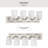 4-Light Brushed Nickel Bath Vanity Light with Etched Glass Shades-692937639