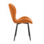 Ensemble de 4 chaises de salle à manger en tissu avec poignée intégrée-200086152