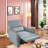 Pu Leather 270° Swivel Rocking Recliner Chair With 30° Rocking & 95-150° Reclining, Overstuffed Padding, For Living Room, Bedroom-1479031021
