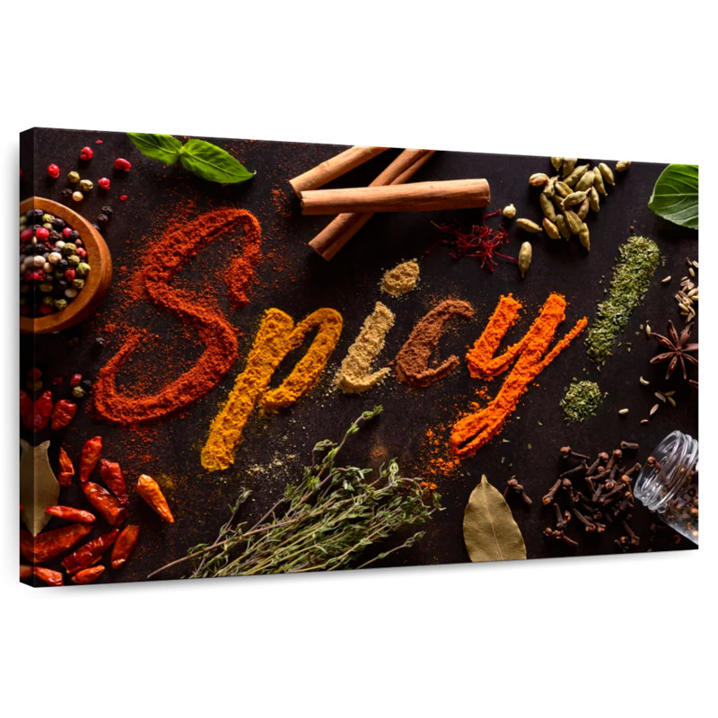 Yarlin Spicy Typography, 20" H x 30" W