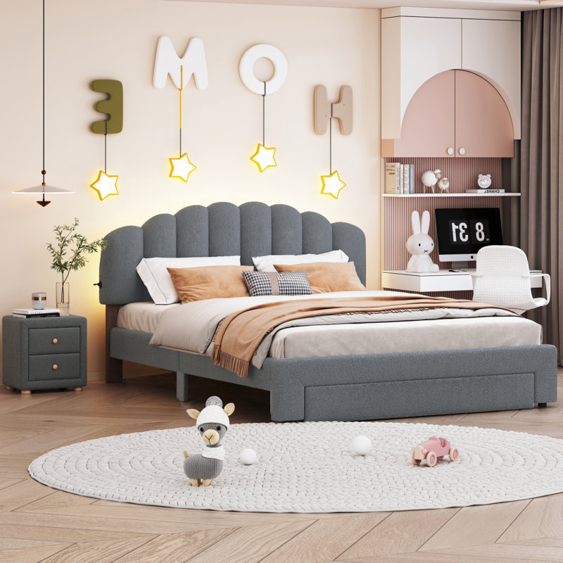 Ensemble de 2 tables de chevet pour table de chevet moderne