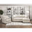 Fauteuil pivotant contemporain en tissu beige avec base en bois massif et métal pour cadre moderne rembourré en mousse