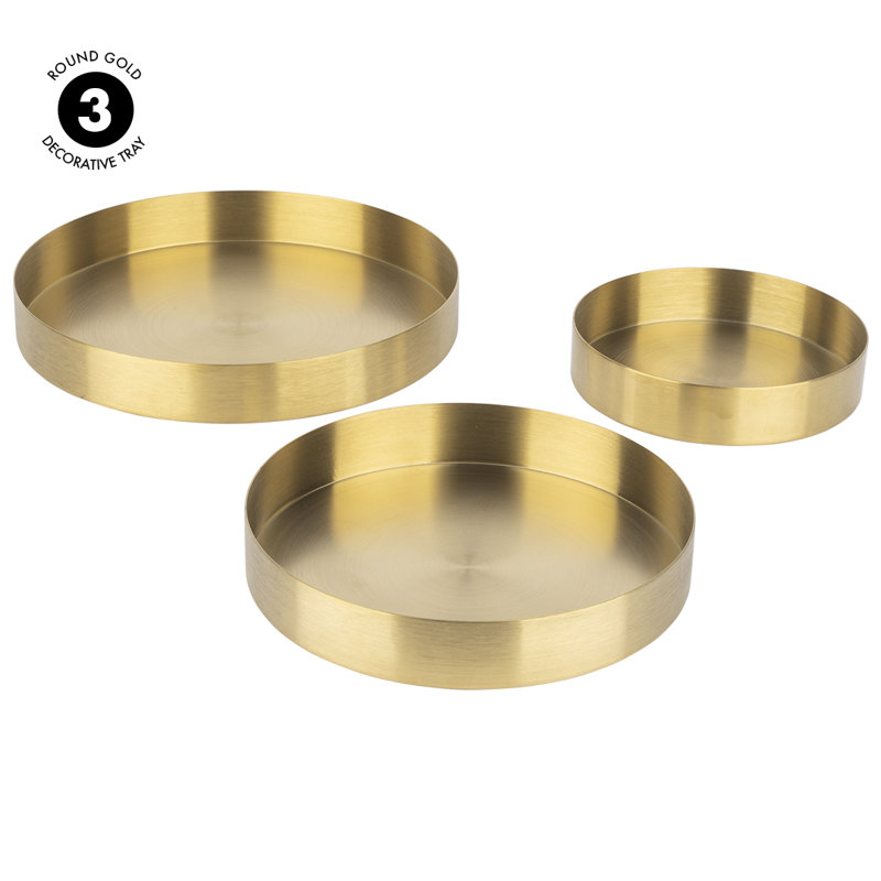 Mirror Tray - Set of 3
