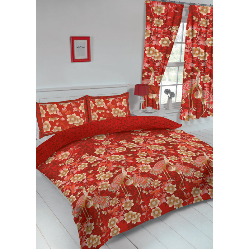 HERON Hixson Housewife Pillowcases, Red
