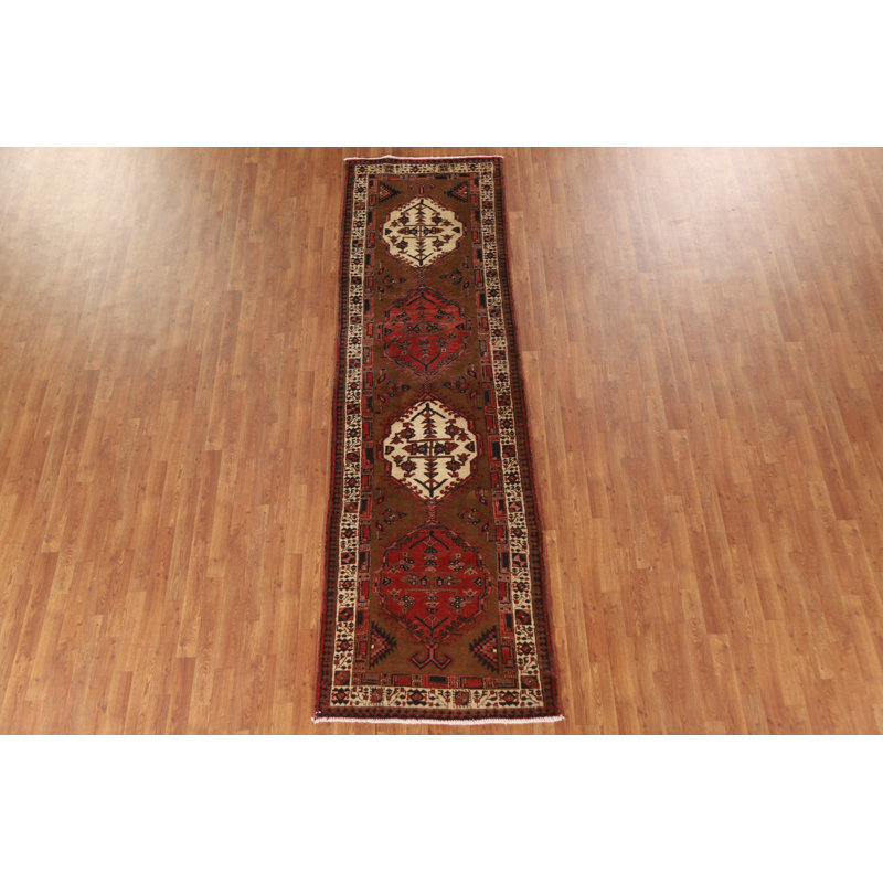 Tapis de couloir brun 3x11