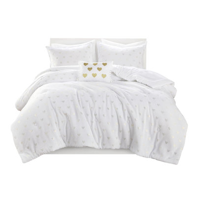 4 pièces, édredon imprimé métallique, 2 taies décoratives, coussin décoratif, revers en microfibre, rembourrage, est livré dans un emballage compressé doux avec imprimé, rembourrage,
