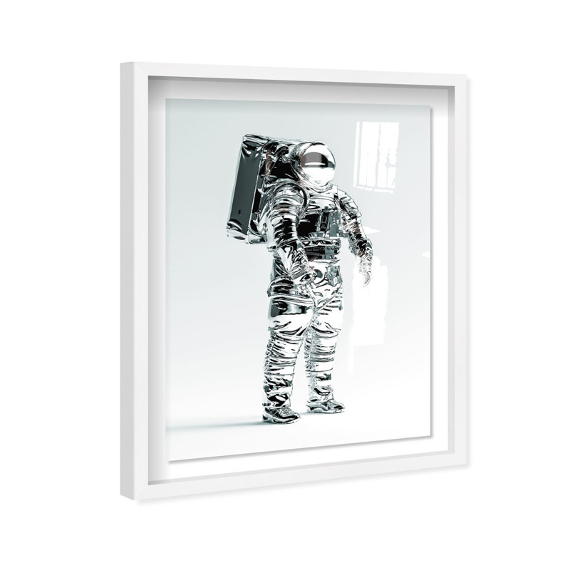 Astroman I Shadowbox Floating by Oliver Gal, 21.5" H x 17.5" W