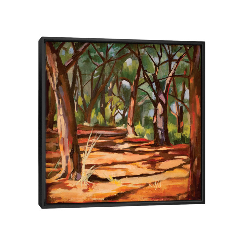 «Cape Cod Woods», reproduction sur toile, H 18 po x l 18 po x P 1,5 po, Toile avec cadre flottant noir, Pas de tapis