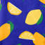 Kate Spade New York Lemon Party Oven Mitt Set, 7"x13", Navy Blue/Yellow