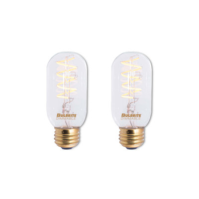 Ampoule antique à intensité variable de 40 watts à DEL T14 à DEL, à culot moyen (standard) E26 (2200K)