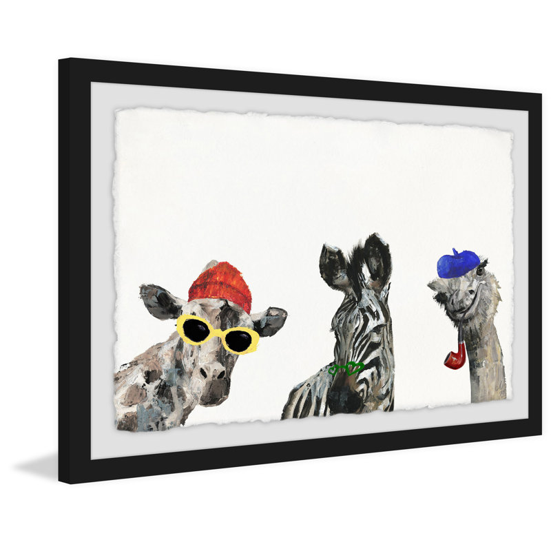 Cardine «Happening Bunch», reproduction encadrée, H 8 po x l 12 po x P 1,5 po