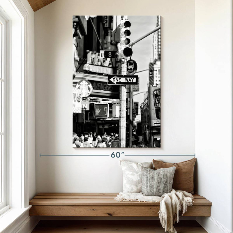 Aime Traffic Light Times Square, 51" H x 34" W