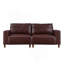 Causeuse en similicuir de 78,5 pouces pour le salon, design moderne Mid-Century confortable et élégant-89803428