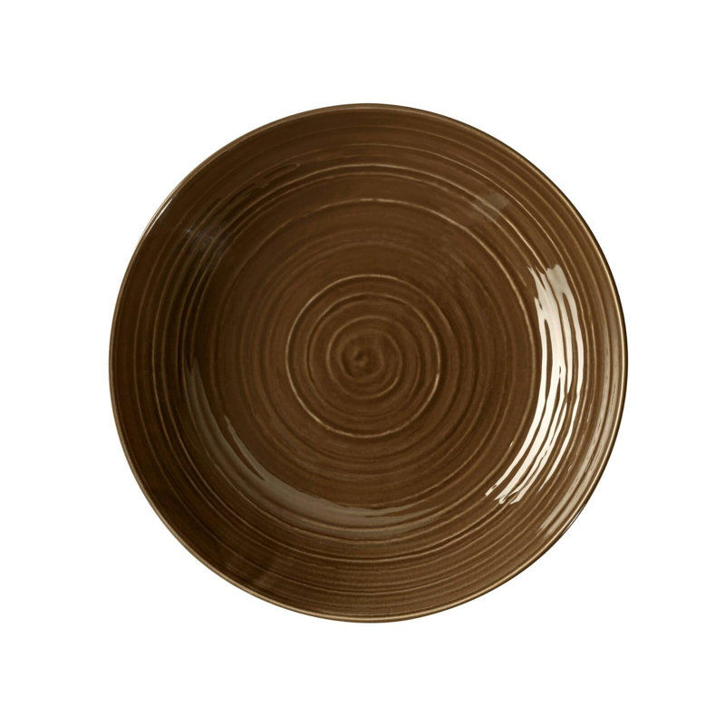 Youa Porcelain Dinner Plate, Brown