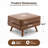 Carmen 29.7''W Upholstered Ottoman-1002008906